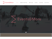 Tablet Screenshot of eventsandmore.es